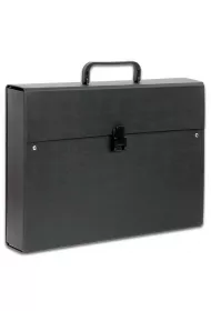 Penmate Teczka z r�czk� A4 Maxi Plus Lux PCV czarna