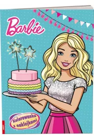 Barbie. Kolorowanka z naklejkami