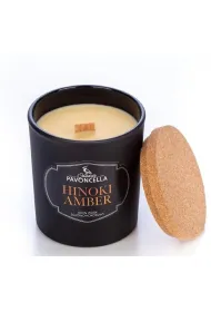 �wieczka sojowa Hinoki Amber czarna 135 g