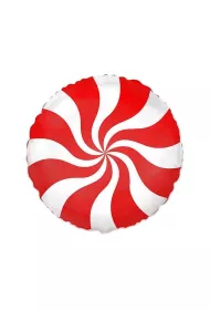 Flexmetal Balon foliowy lizak czerwony