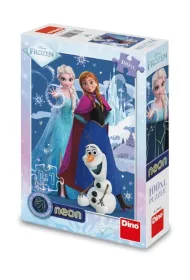 Puzzle 100 el. �wiec�ce w ciemno�ci Kraina Lodu Frozen Dino Toys