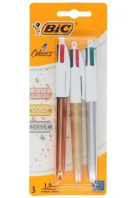 D�ugopis 4 Colors Shine mix 3 szt BIC