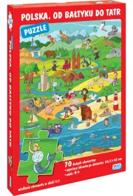 Puzzle 70 el. Polska. Od Ba�tyku do Tatr Jako