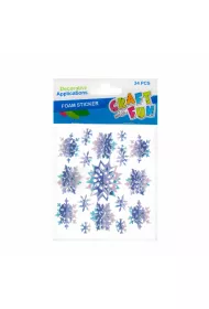 Craft with Fun Ozdoba samoprzylepna gwiazdki 34 szt.