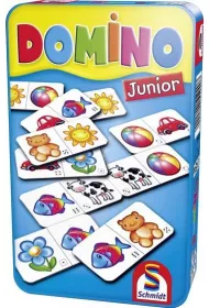Domino Junior (w metalowej puszce) Schmidt Spiele-Gry