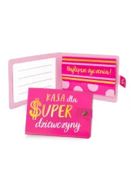 Kukartka Portfelik Kasa dla super dziewczyny