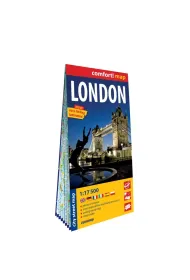 London laminowany plan miasta 1:17 500