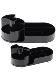 LeanToys Organizer wielofunkcyjny obrotowy czarny