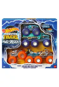 Hot Wheels Monster Trucks Wielopak z pojazdami Mattel