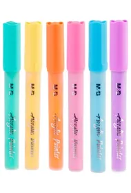 M&G Markery akrylowe pastel 6 kolor�w