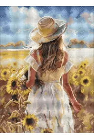 Diamentowa mozaika - W stron� s�o�ca 30x40cm