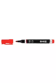 MemoBe Marker permanentny okr�g�a ko�c.kolor czerwony