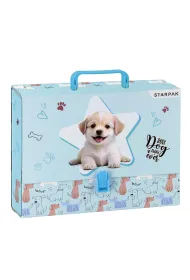 Teczka z r�czk� A4/50mm Cuties Doggy  STARPAK 559322
