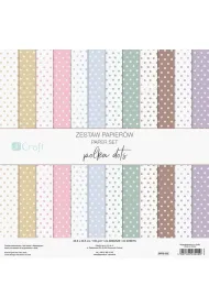 Dalprint dpCraft Zestaw papier�w 30,5x30,5 polka dots 24 kartki