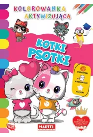 Kotki psotki. Kolorowanka aktywizujca z naklejkami