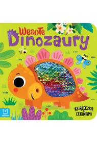 Ksi��eczka z cekinami. Weso�e dinozaury