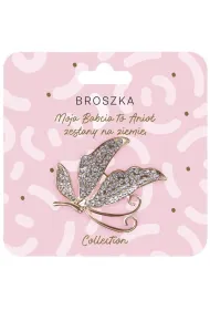 Be-Happy Gifts Broszka motyl Moja Babcia to Anio�