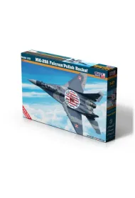 Model do sklejania 1:72 My�liwiec MiG-29A Fulcrum "Polish Rocket" Zestaw farby + p�dzelek Olymp Aircraft