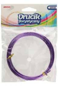 Brewis Druciki florystyczne fioletowe 3m x 2 mm