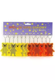 Adar Brelok zawieszka odblaskowa mi� 7cm 12 szt