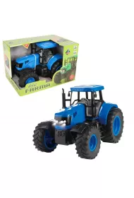 Traktor du�y niebieski Askato