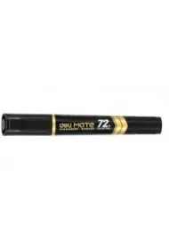 Marker permanentny dwustronny czarny 10 szt.