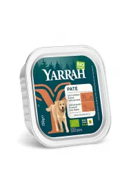 Yarrah Mokra karma dla psa dorosego pasztet z kurczaka i kaczki z algami morskimi 150 g Bio