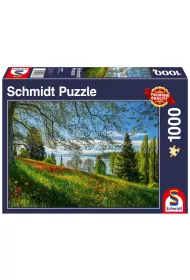 Puzzle 1000 el. Wyspa kwitn�cych tulipan�w Schmidt