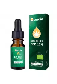 Olandia Olejek konopny 10 % (1000 mg fitoskadnikw) Suplement diety 10 ml Bio