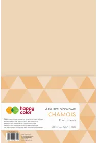 Happy Color Arkusze piankowe A4, chamois, 5 arkuszy 5 szt.