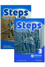 Zestaw: Steps In English 3, podr�cznik + zeszyt �wicze�