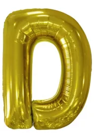 Amscan Balon foliowy litera D z�ota 62x86cm