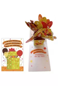 Kukartka Karnet KBO-008 Urodziny prezent