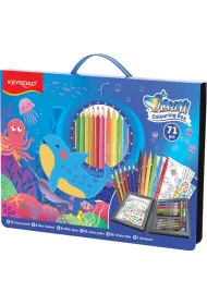 Zestaw artystyczny KEYROAD Ocean niebieski 65 element�w