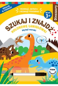 Szukaj i znajd�. Kolorowe �amig��wki. Dinozaury