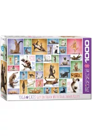 Puzzle 1000 el. Joga koty Eurographics
