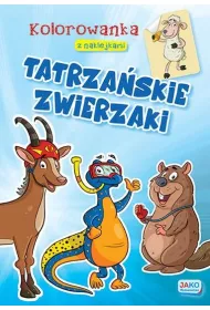 Kolorowanka z naklejkami. Tatrza�skie zwierzaki