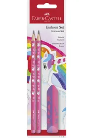 Faber-Castell Zestaw szkolny jednoro�ec 2 x o��wek + gumka blister