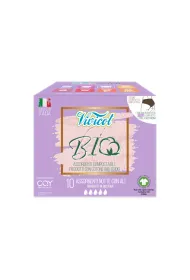 Vivicot Bio Podpaski na noc ze skrzyde�kami, z organicznej bawe�ny, biodegradowalne 10 szt.