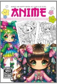Fresh Kolorowanka A4 Anime Dla Dzieci ro�owa