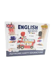 Gra English words - j�zykowe karty edukacyjne ADAMIGO 8056