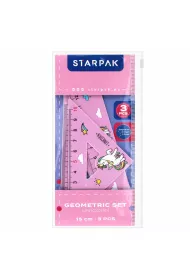 Starpak Zestaw geometryczny Unicorn 3 elementy