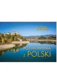 Kalendarz �cienny 21x15 cm 2026 Pozdrowienia z Polski