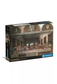 Puzzle 1000 Museum Leonardo: Cenacolo Clementoni