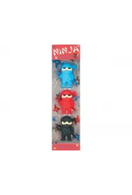 Kolorowe Baloniki Gumki do �cierania Ninja 3 szt.