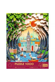 Puzzle 1000 el. Paper Art: Londyn Trefl