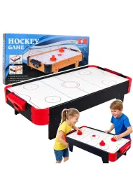 Mini st� air hockey sto�owy czarny LeanToys