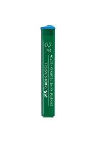 Wk�ad grafitowy 2B 0,7mm (12 szt) FABER CASTELL