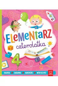 Elementarz czterolatka. Nauka. Zabawa. Naklejki