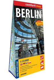 Berlin city street map 1:15 000 laminat 2024